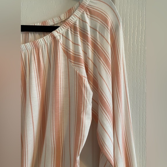 Pink Stripe Crop Top - Picture 4 of 7